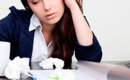 autonomo enfermo trabajando