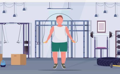 saltar a la comba ejercicio para quemar grasas