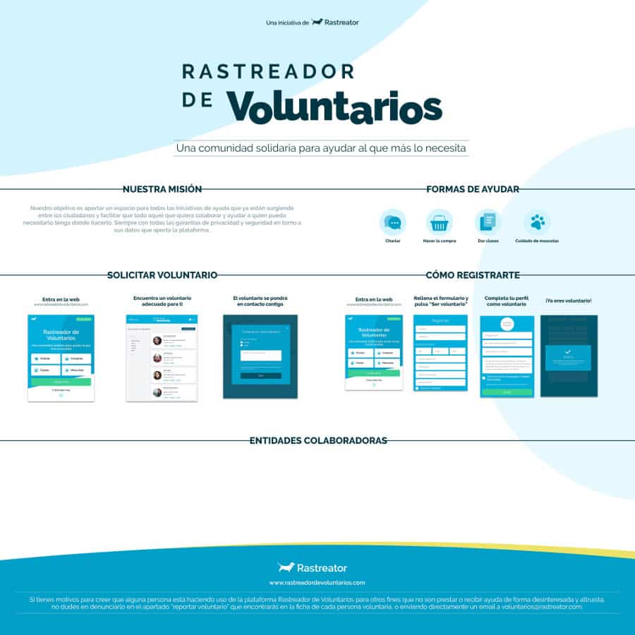 rastreador de voluntarios