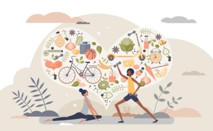 Una dieta más saludable y el ejercicio se relacionan con la salud del corazón